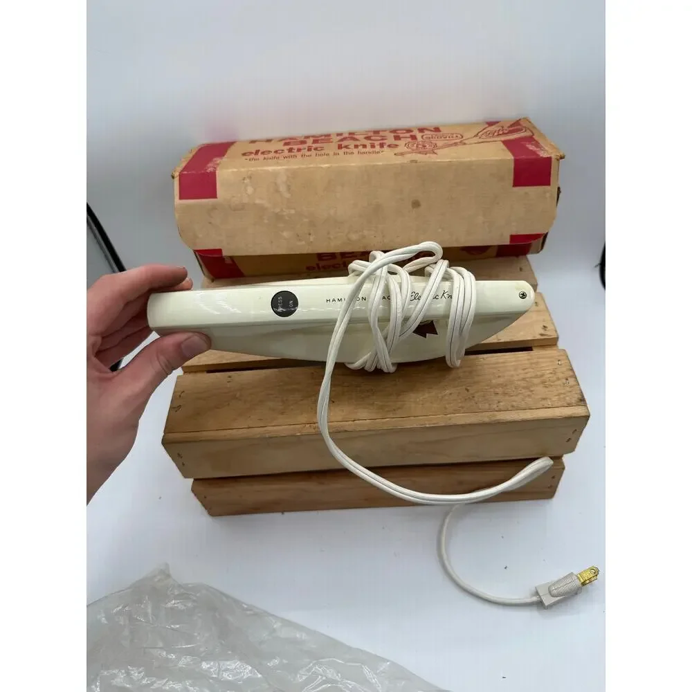 Vintage Hamilton Beach Scovill Electric Knife-Model 275 w/ Original Box/ Manual